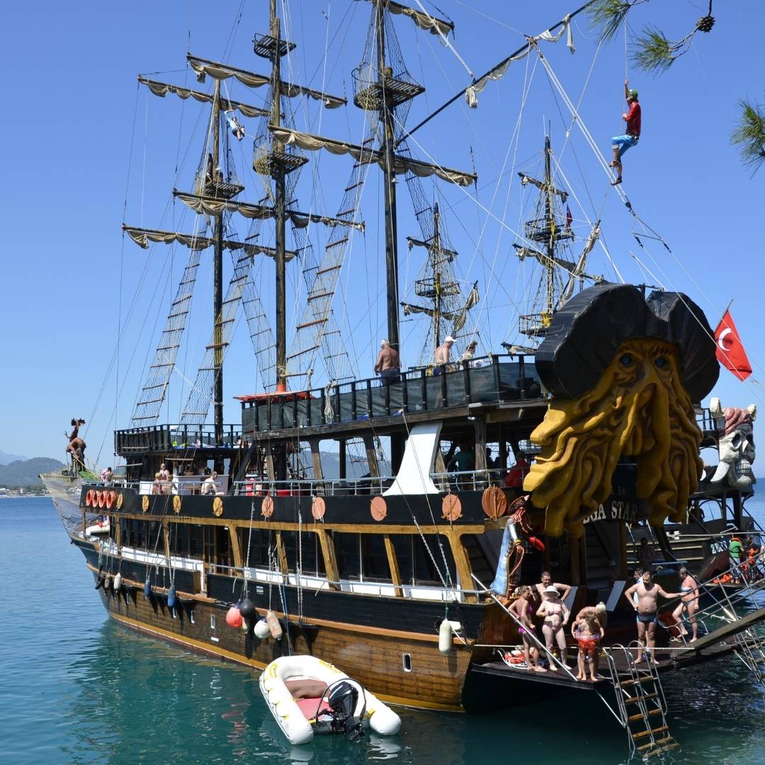 Pirate Boat Trip in Side-Manavgat